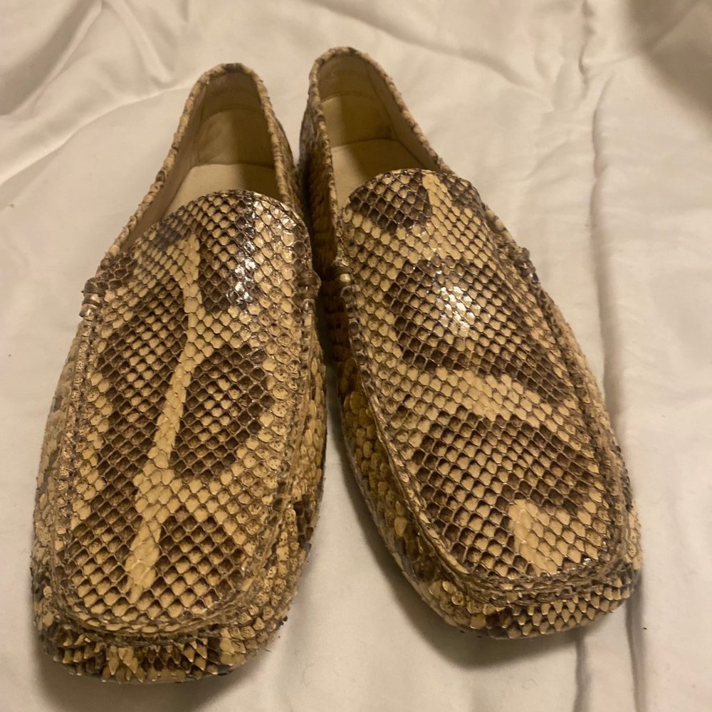 Tod's Snakeskin Drivers